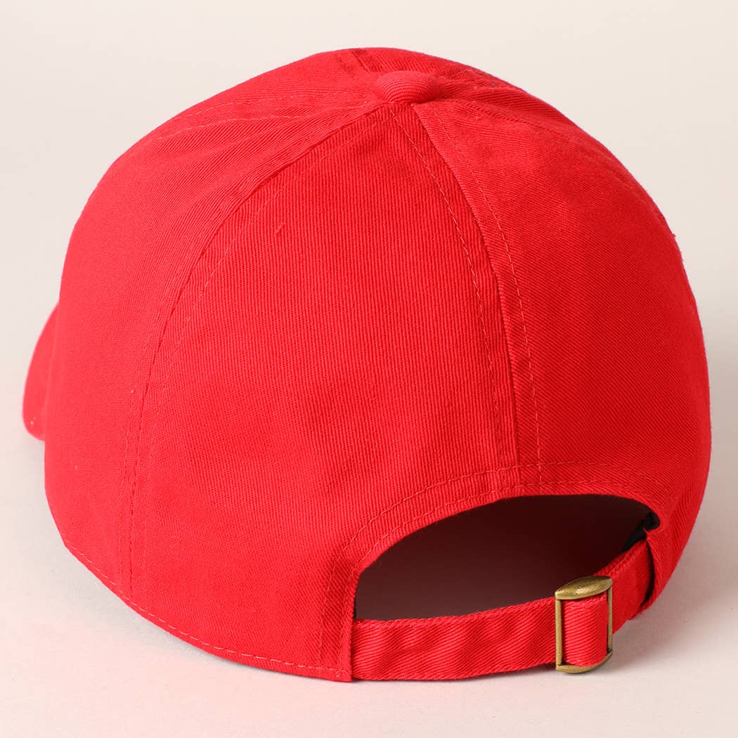 USA Letter Rhinestone Patch Baseball Cap - Image 9