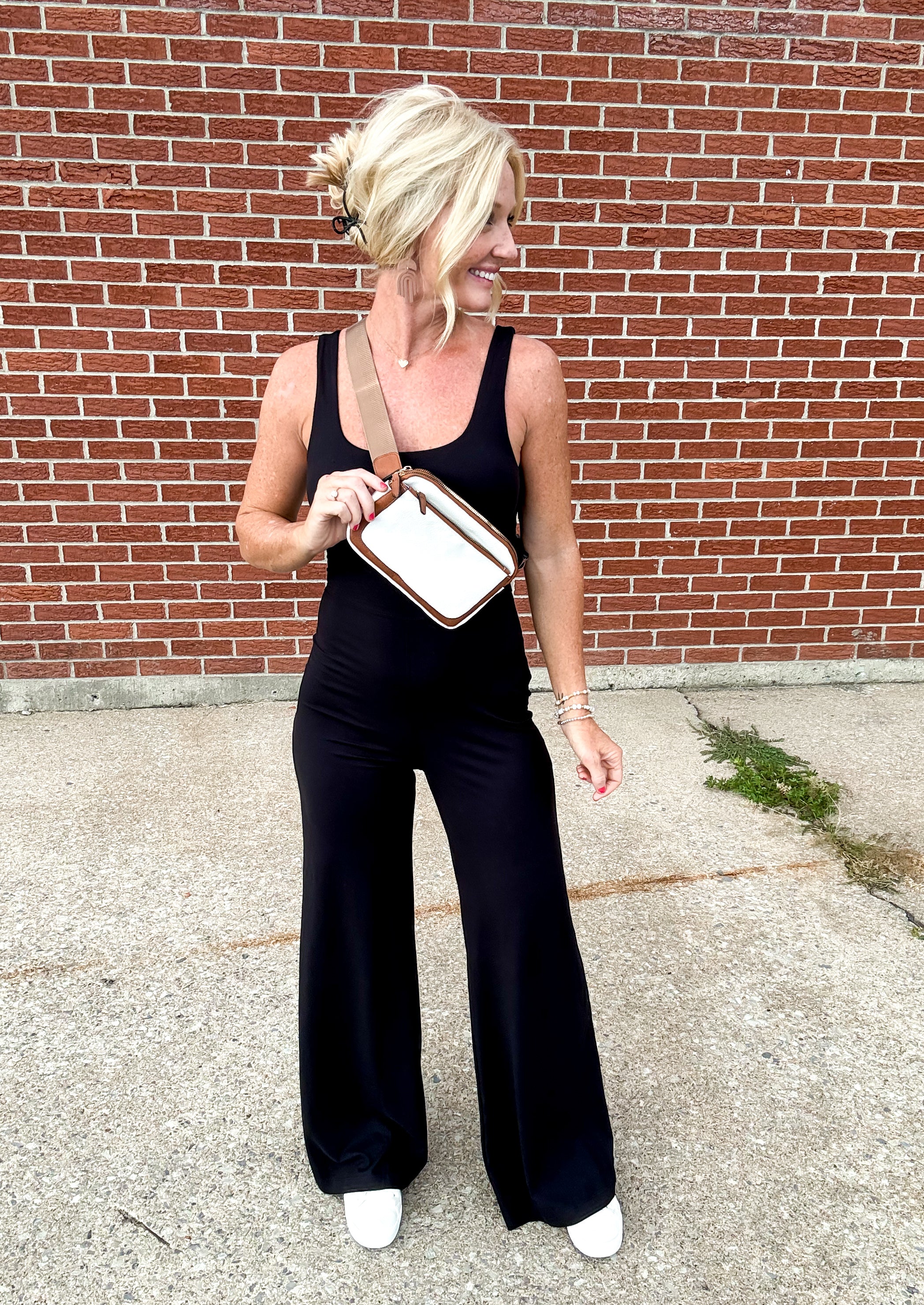 Watch Out Buttery Jumpsuit w/Built In Bra - Image 2