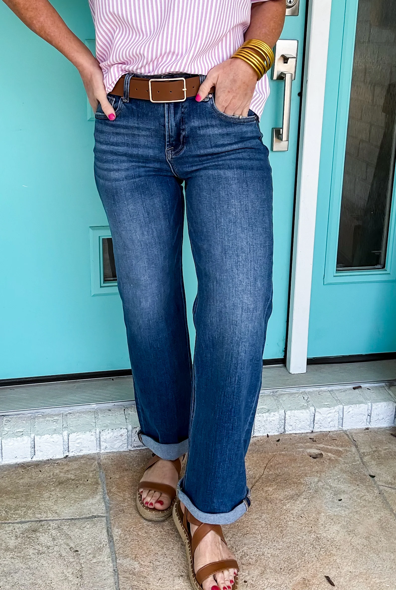 Weekend Roll-Up Jean by Risen - Image 3