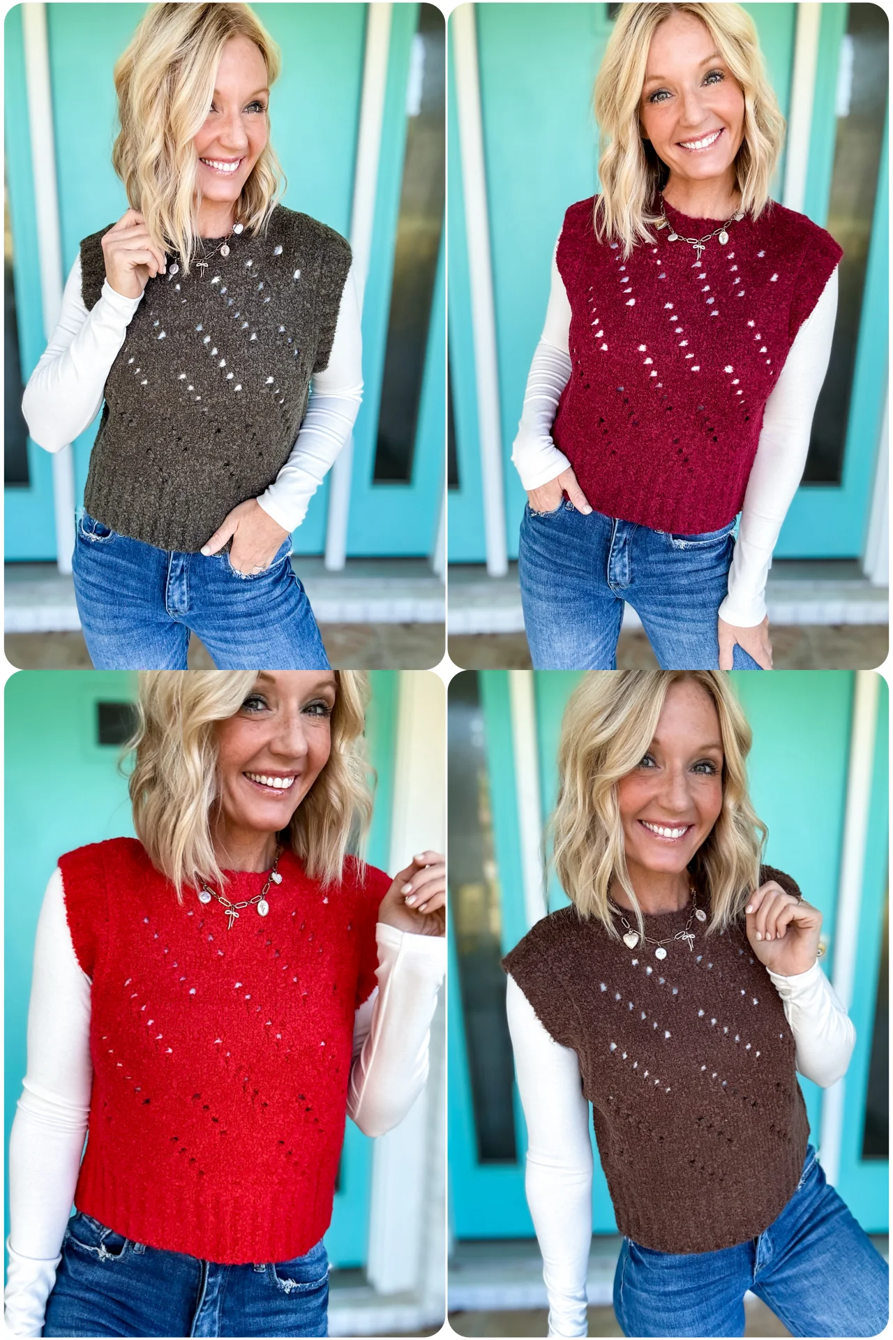 Wool & Weave Sweater Vest - Image 3