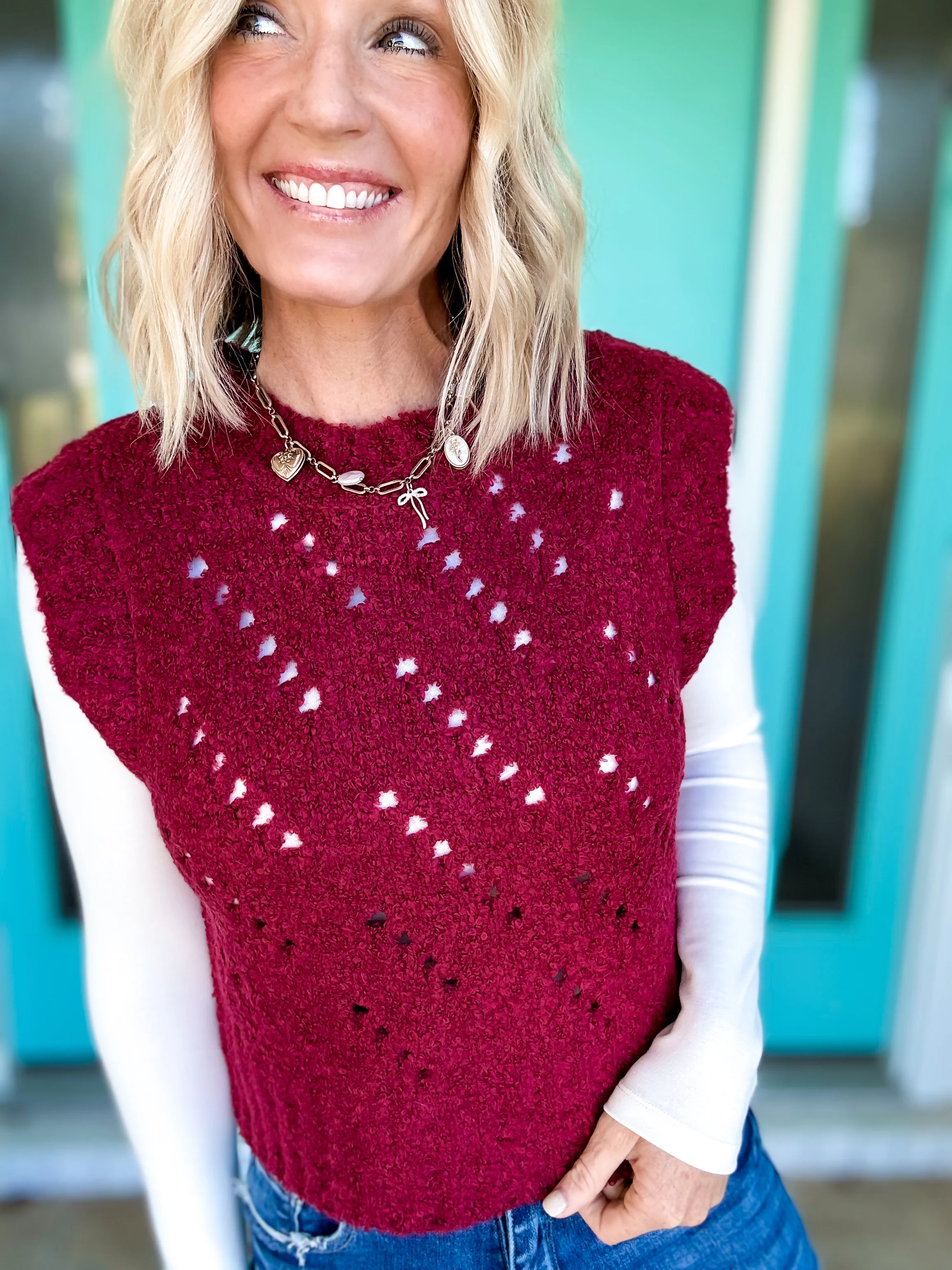 Wool & Weave Sweater Vest - Image 7